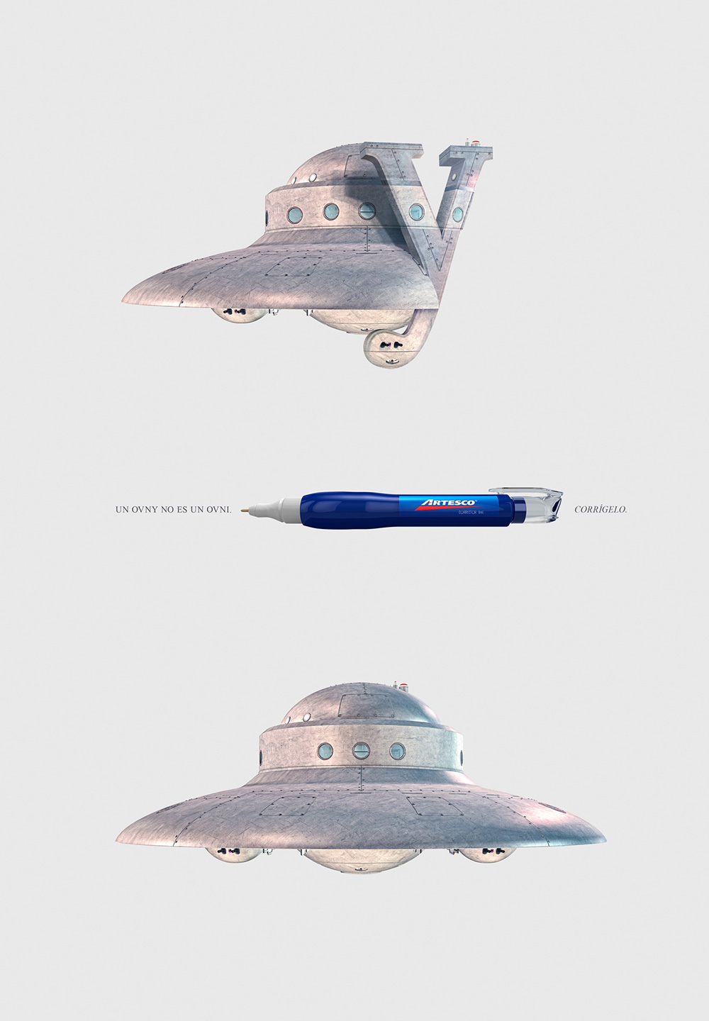 極簡腦洞大開海報(bào)，辦公用品海報(bào)設(shè)計(jì)