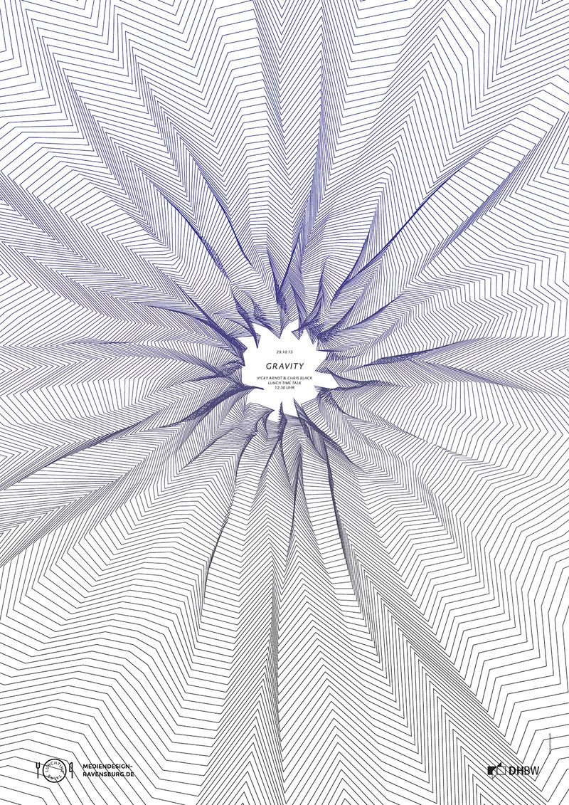 視覺沖擊海報，三維視角海報設(shè)計