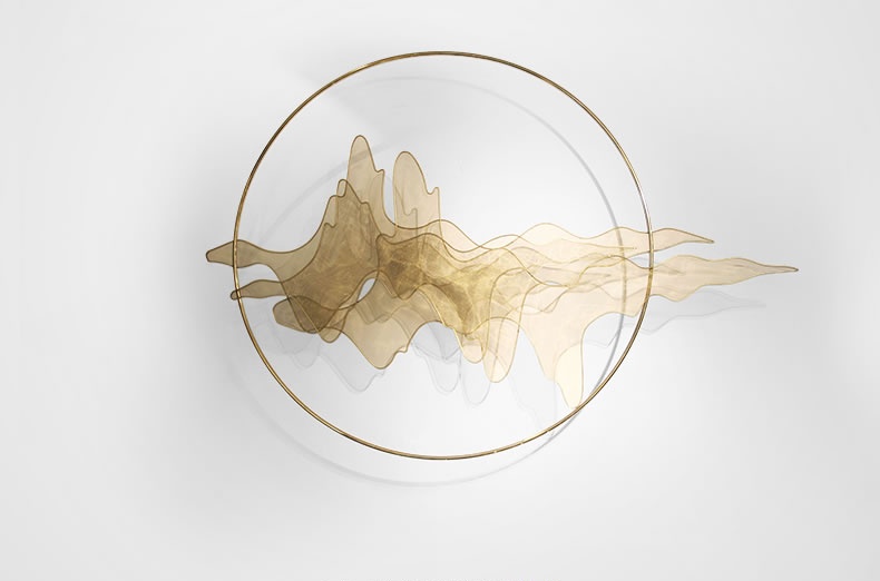 天水一色簡約工藝品，精美華貴壁掛裝飾工藝品