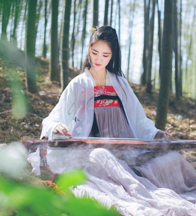 魏晉風女裝繡花大袖衫，復古匠心啟航閱讀漢服圖片