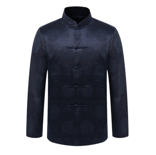 三色唐版匠心啟航閱讀老人過壽中山裝圖片