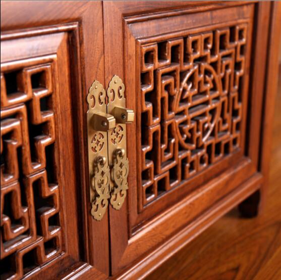 古典榆木家具，中式儲物玄關凳子