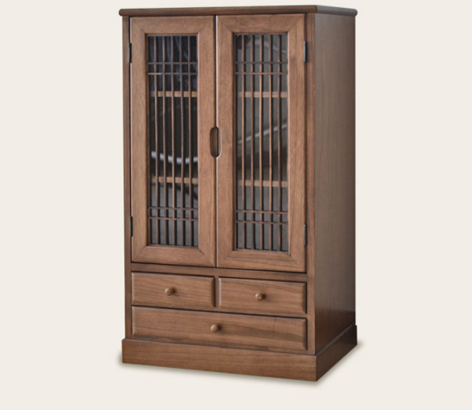 新中式仿古家具儲物柜子，復(fù)古明清實木和風(fēng)柜