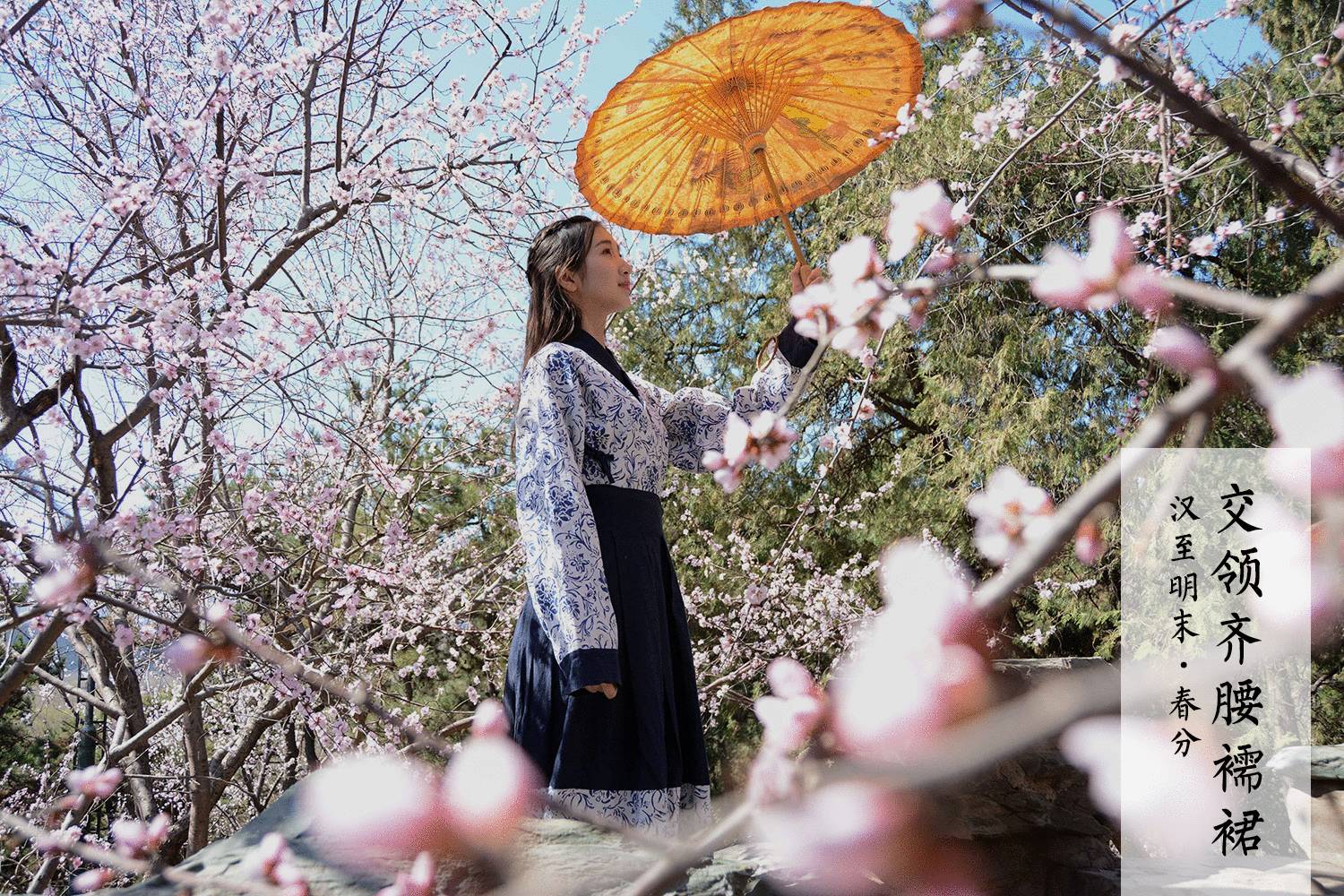 改良漢服，古風(fēng)交領(lǐng)清新淡雅齊胸襦裙