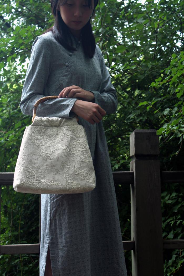 清新脫俗手工包，匠心啟航閱讀刺繡手工包包