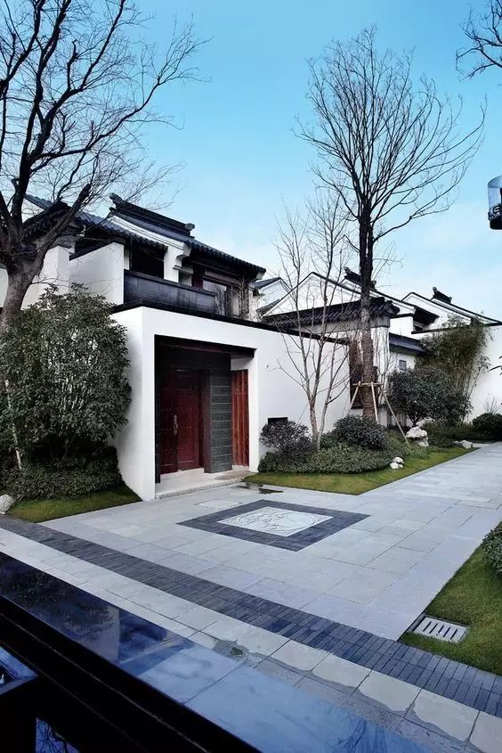 100個(gè)新中式入口，中國(guó)新中式建筑的精髓