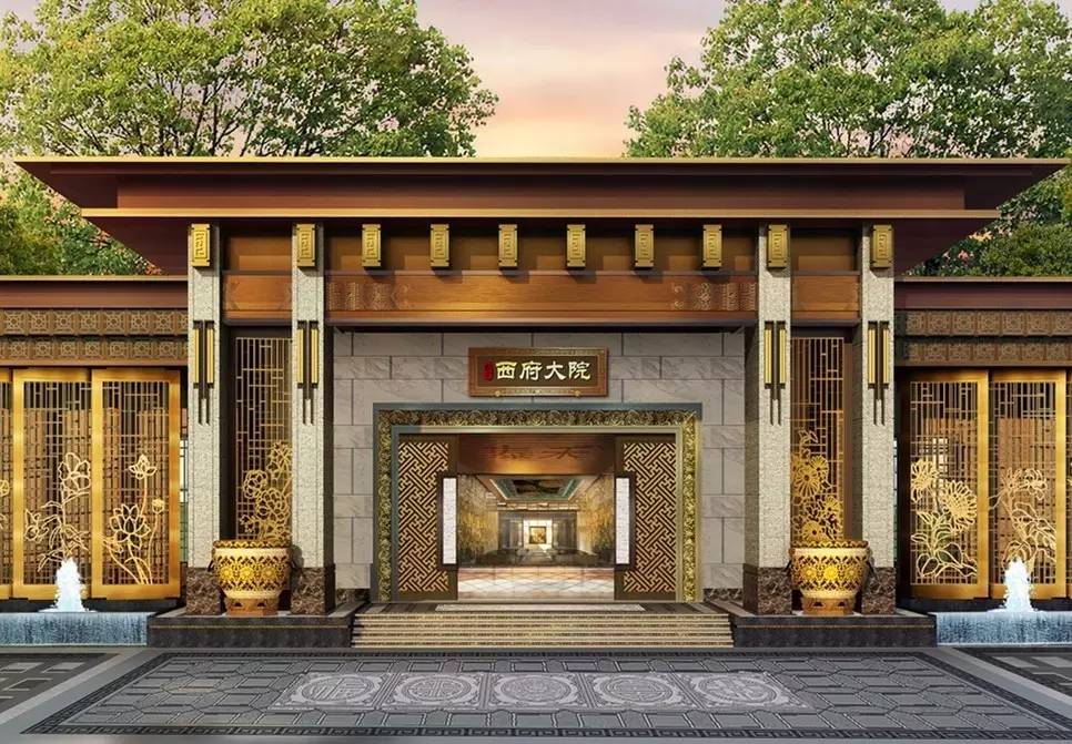 100個(gè)新中式入口，中國(guó)新中式建筑的精髓