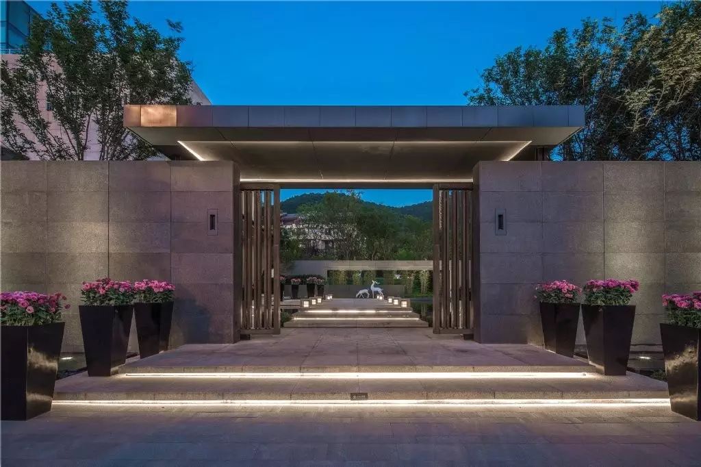 100個(gè)新中式入口，中國(guó)新中式建筑的精髓