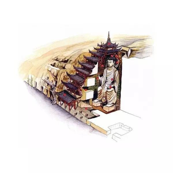 穿墻透壁，手繪中國(guó)古代經(jīng)典古建筑