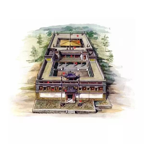 穿墻透壁，手繪中國(guó)古代經(jīng)典古建筑