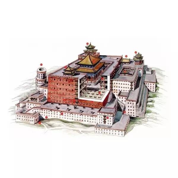 穿墻透壁，手繪中國(guó)古代經(jīng)典古建筑