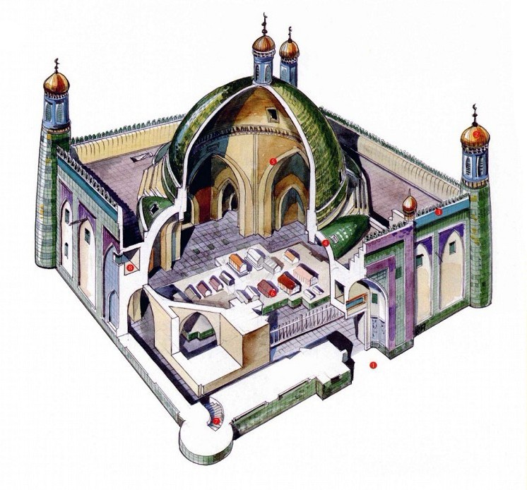 穿墻透壁，手繪中國(guó)古代經(jīng)典古建筑