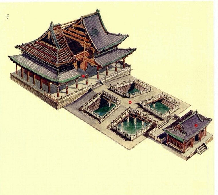 穿墻透壁，手繪中國(guó)古代經(jīng)典古建筑