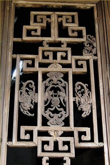 古建筑的眼睛，花樣隔窗