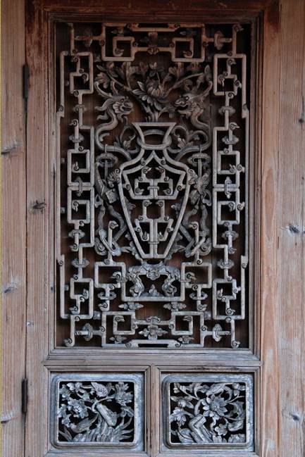 古建筑的眼睛，花樣隔窗