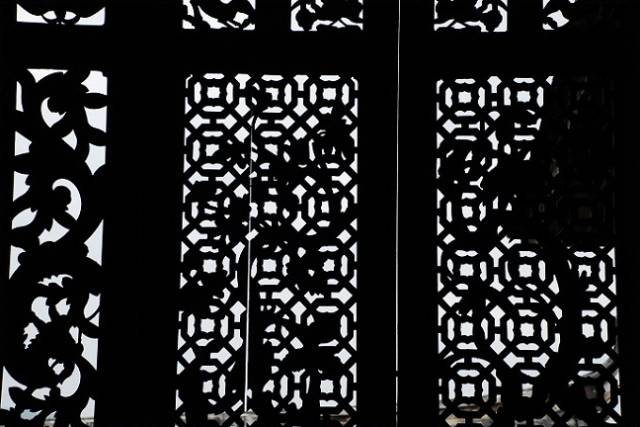 古建筑的眼睛，花樣隔窗