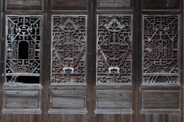 古建筑的眼睛，花樣隔窗