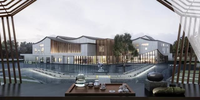 來自時(shí)光花絮，新中式建筑