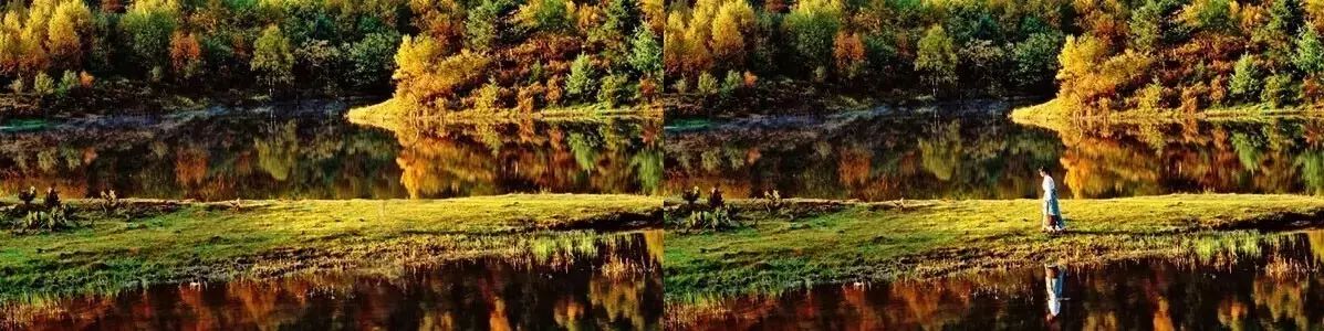 風景因人而生動，極致風光的點睛之筆