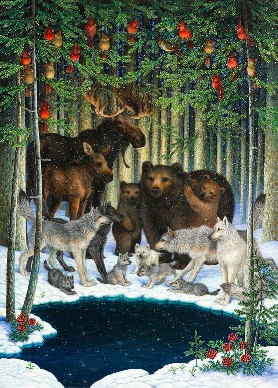 8款唯美插畫圖片，清新可愛插畫