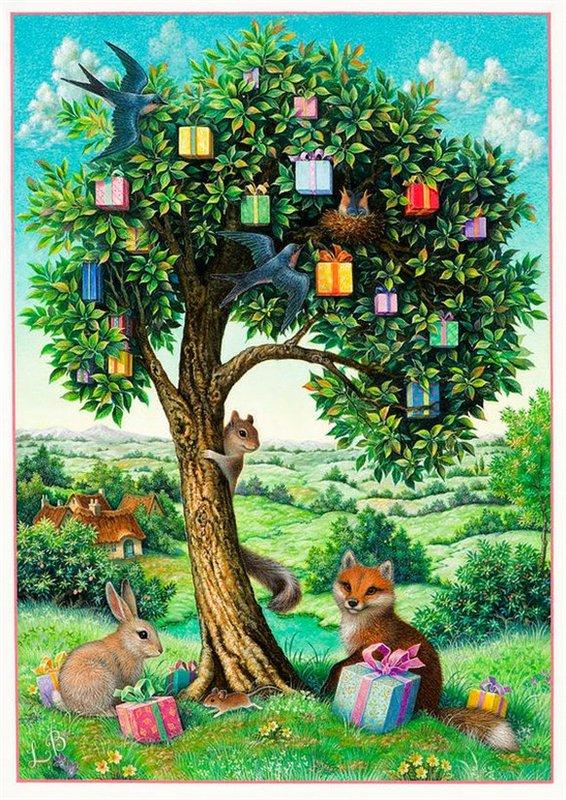 8款唯美插畫圖片，清新可愛插畫