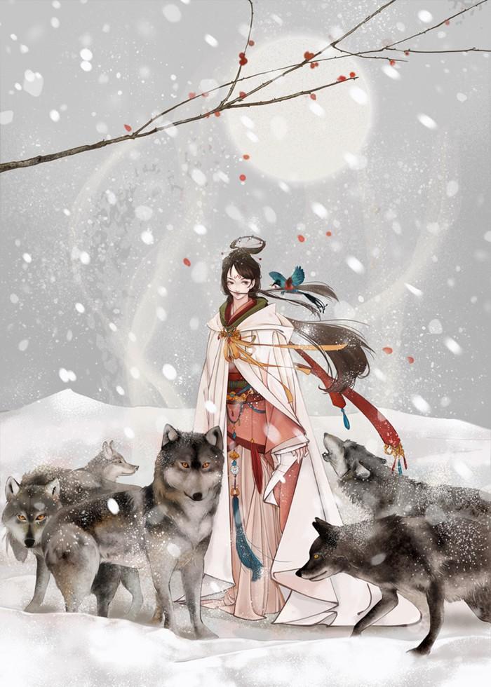 唯美古風(fēng)圖片：一句君無戲言，妾等百年