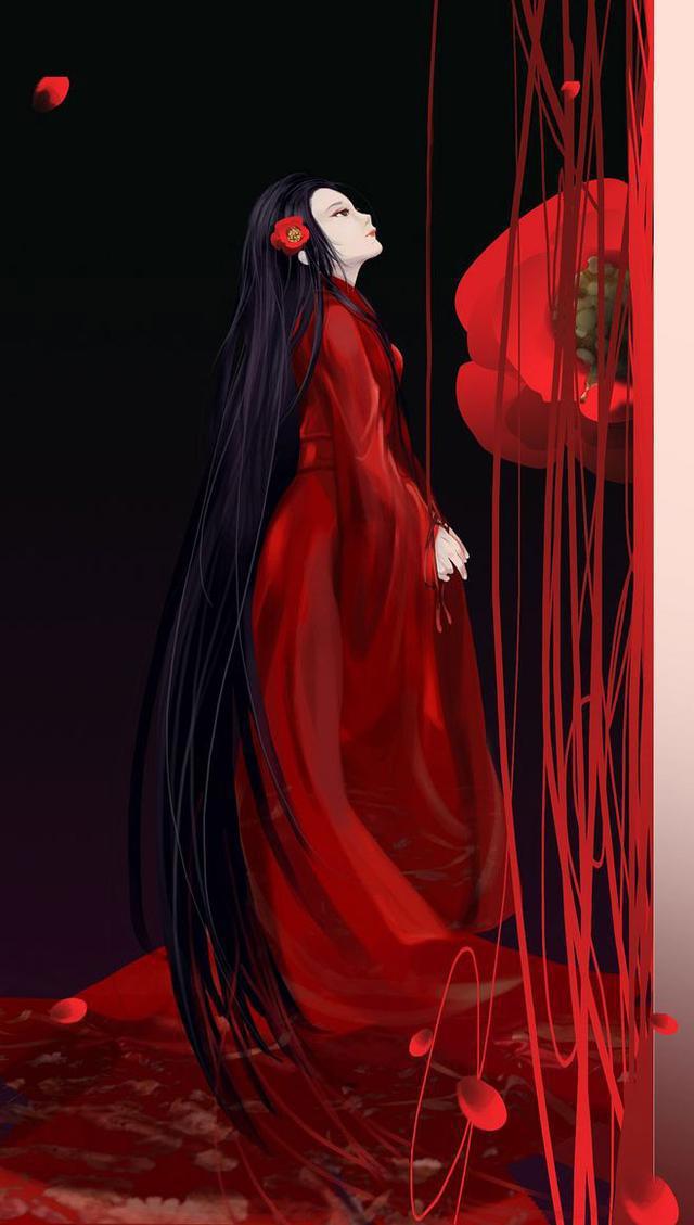6款霸氣唯美古風(fēng)圖片：紅衣女子，翩若驚鴻