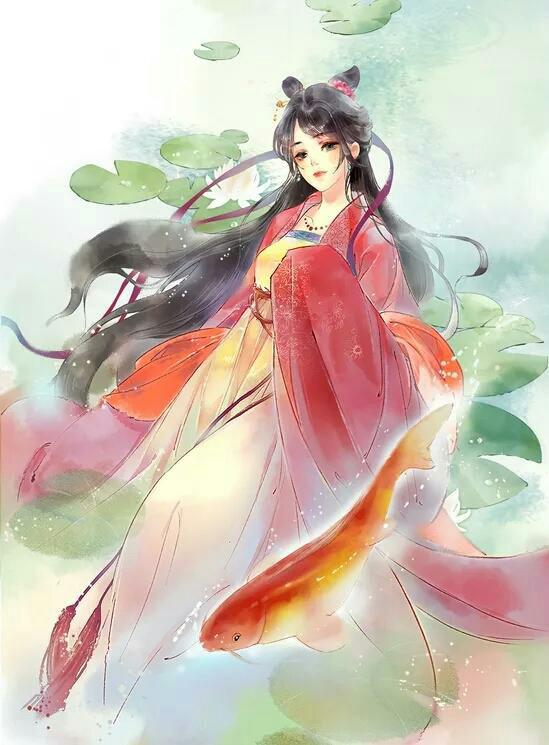 6款霸氣唯美古風(fēng)圖片：紅衣女子，翩若驚鴻