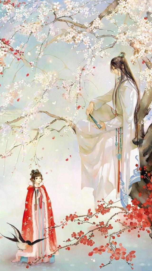 唯美古風圖片：今世消不去眉頭愁意