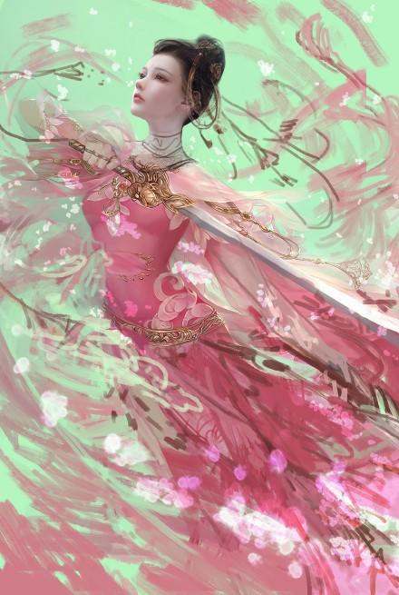 唯美古風(fēng)動(dòng)漫圖片：愛已無言，情已無聲