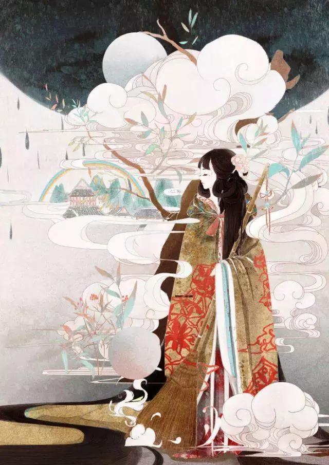 5款唯美古風(fēng)圖片：飲月千尺，寂夜成相思