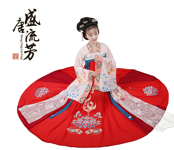 盛唐流芳漢服，窈窕淑女漢服美女