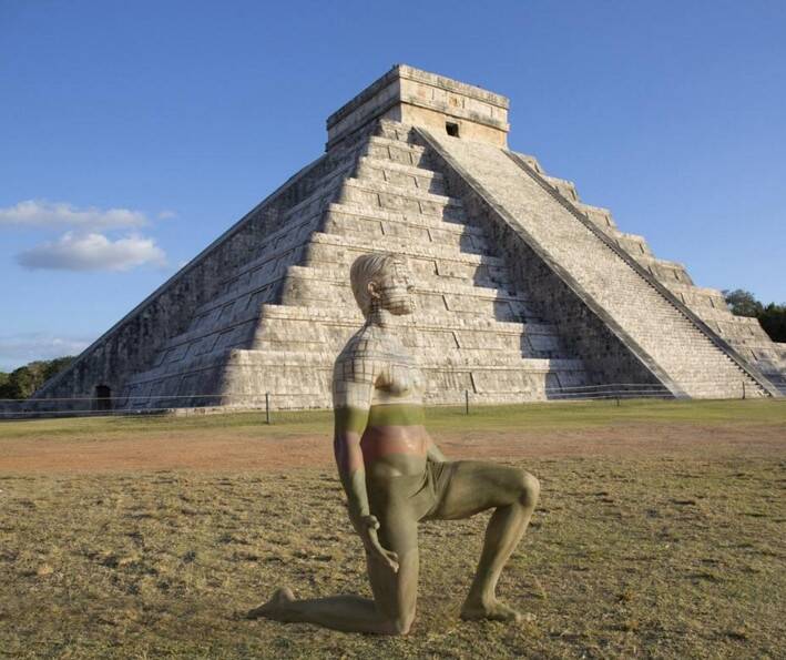 隱形的人體彩繪，異樣別致的彩繪