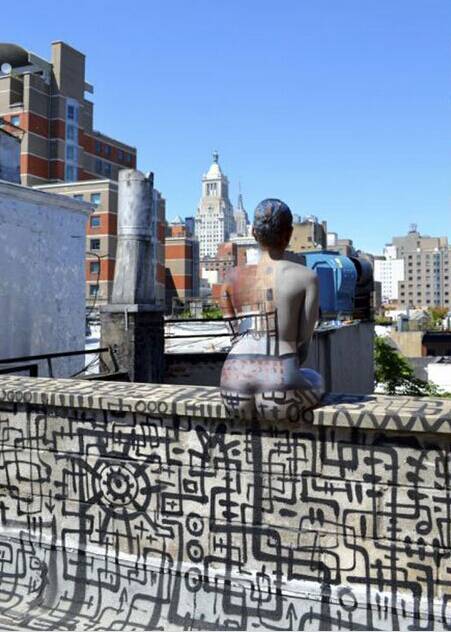 隱形的人體彩繪，異樣別致的彩繪