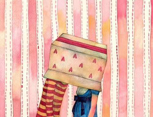 復(fù)古的插畫：怦然心動(dòng)