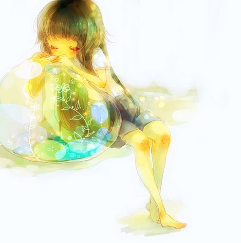 唯美女生插畫圖片，4款超萌小女生