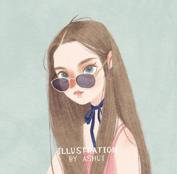 手繪插畫(huà)，適合做頭像的插畫(huà)