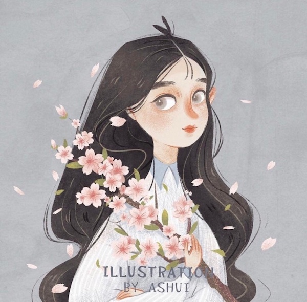 手繪插畫(huà)，適合做頭像的插畫(huà)