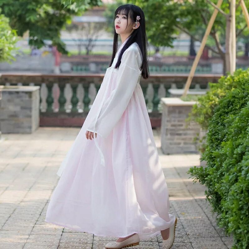 飄逸清新淡雅漢服，匠心啟航閱讀襦裙廣袖流仙裙