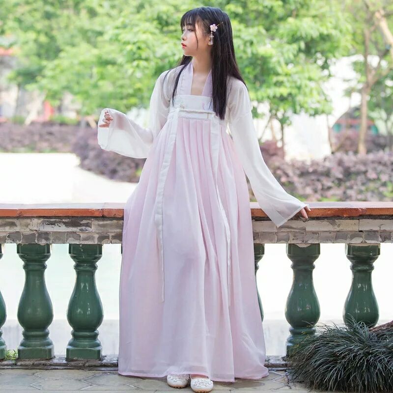 飄逸清新淡雅漢服，匠心啟航閱讀襦裙廣袖流仙裙