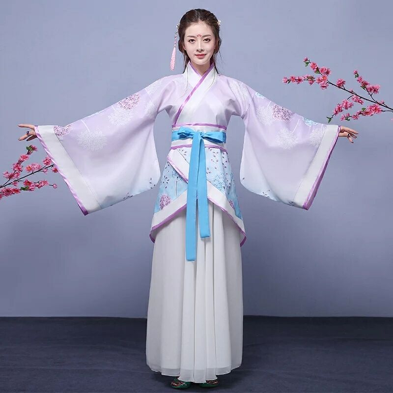 襦裙套裝仙女漢服，匠心啟航閱讀曲裾齊腰古裝圖片