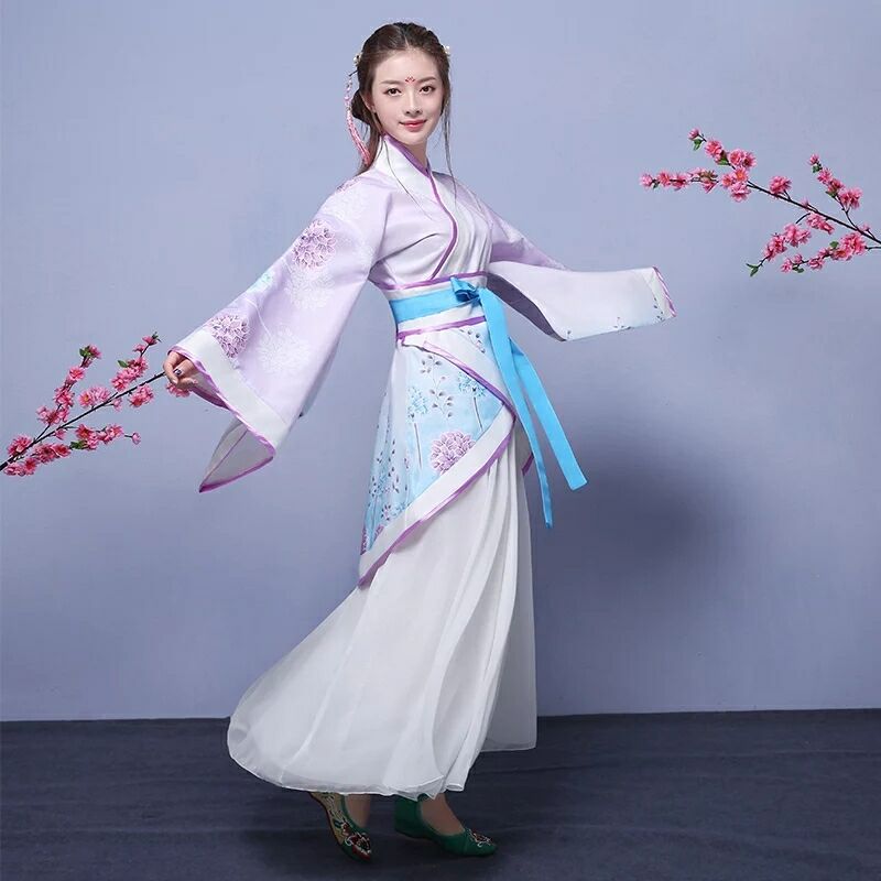 襦裙套裝仙女漢服，匠心啟航閱讀曲裾齊腰古裝圖片