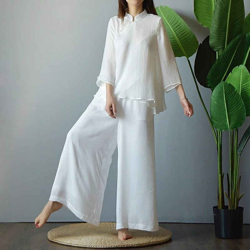 禪意文藝旗袍漢服，匠心啟航閱讀禪服圖片