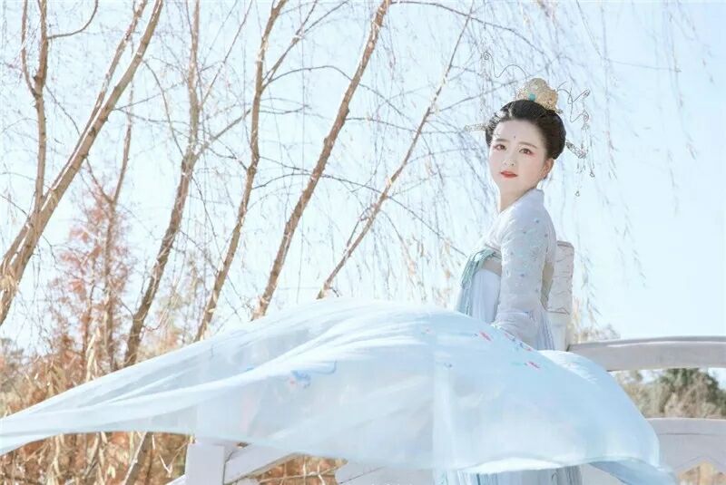 菩提雪慈航凈繡花款，漢元素古裝漢服