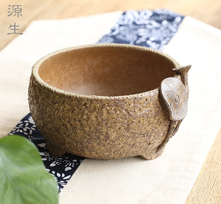 日式陶瓷水盂，可用作茶洗筆洗