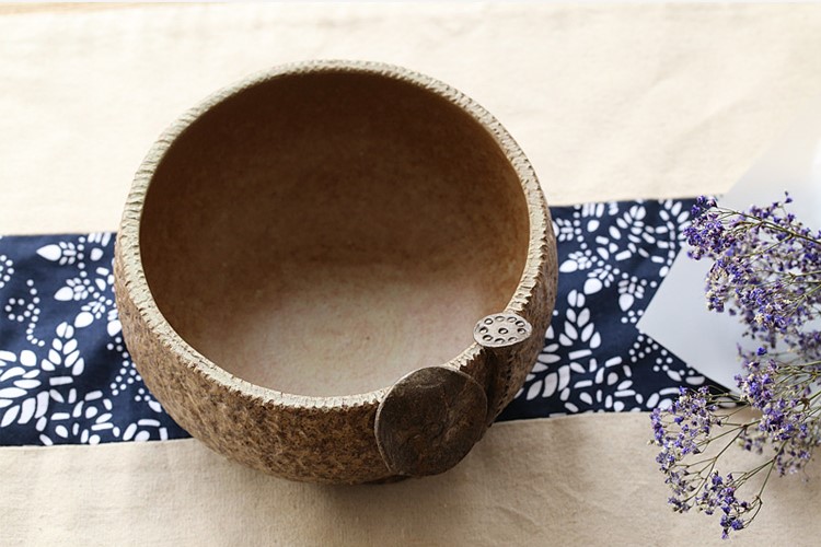 日式陶瓷水盂，可用作茶洗筆洗