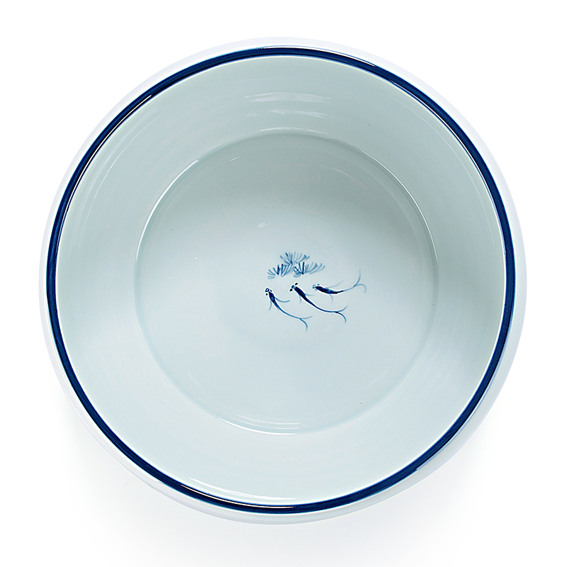 細柔堅致的天青陶瓷水盂