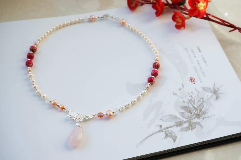 文藝復(fù)古珍珠項鏈