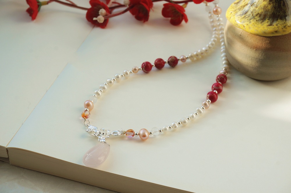 文藝復(fù)古珍珠項鏈