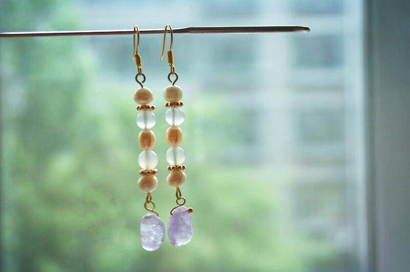 匠心啟航閱讀古典珍珠耳墜